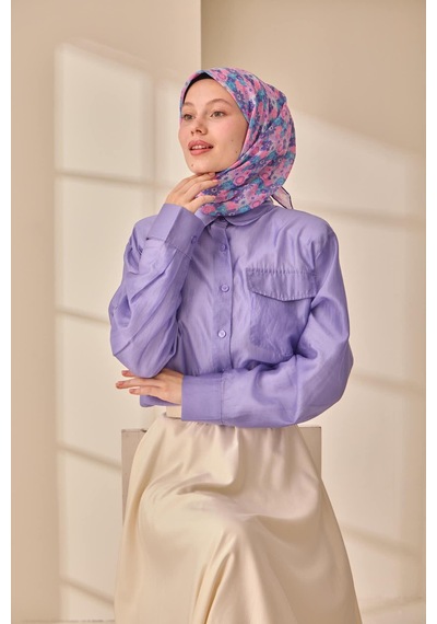 Silk Home Soft Eşarp 73092-30 Pembe, Bebe Mavi, Eflatun
