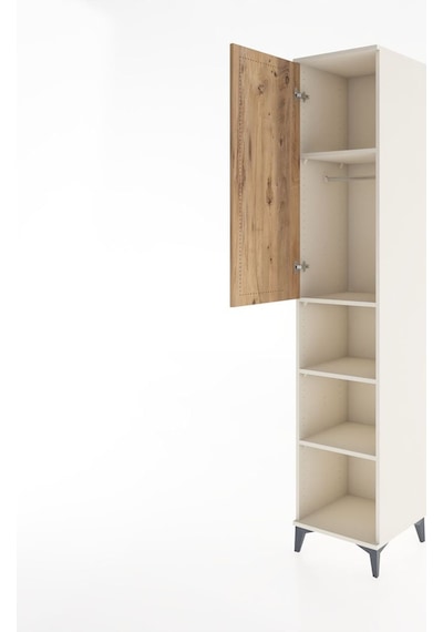 Hyperion Dolap 4 Raflı Tek Kapaklı Tek Askılı 44x44x221 Aytaşı-çam Aytası Hyperion Dolap 4 Raflı Tek Kapaklı Tek Askılı 44x44x221 Aytaşı-çam Aytası