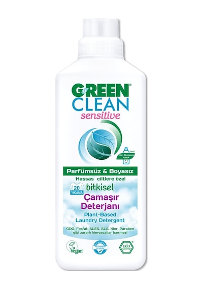 Sensitive Parfümsüz Bitkisel Çamaşır Deterjanı 1000 Ml 100 ML
