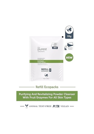The Purest Solutions Refill Ekolojik Yedek Paket Azelaik Asit Ve Malik Asit Enzim Toz Temizleyici