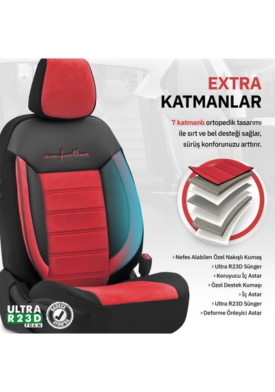 Otom Comfortline Design Premium Oto Koltuk Kılıfı - 550066790