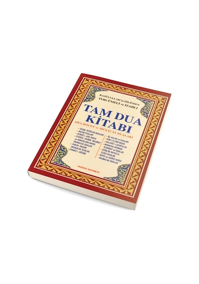 Rasulullah`In Dilinden Tercümeli Ve Izahlı Tam Dua Kitabı