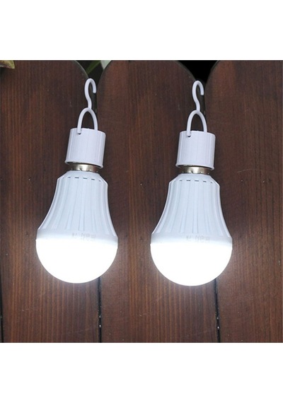 4 Adet 9W Led Şarjlı Ampul Seyyar Ampul Elektriksiz 4 Saat Yanar