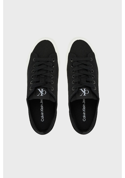 Calvin Klein Bayan Ayakkabı Yw0yw01763 0gm Siyah-beyaz Siyah-beyaz Siyah - Beyaz