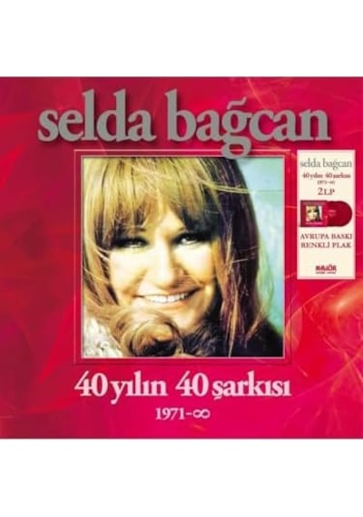 Selda Bağcan 40 Yılın 40 Şarkısı - Kırmızı Renkli 2 Plak - 2lp