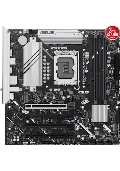 Asus B860m Max Gamıng Ax Wıfı 6 Ddr5 Hdmı-dp Typec Pcıe 5.0 1851p Matx