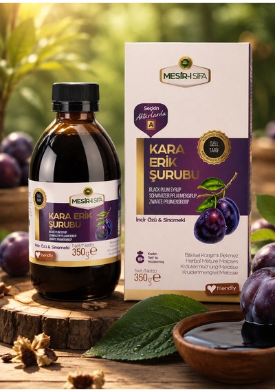 Mesiri Şifa Kara Erik Şurubu 350 Gr