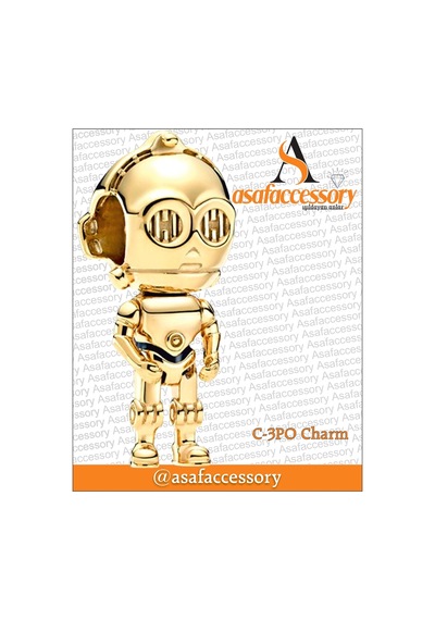 Star Wars C-3po Charm Gümüş