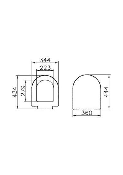 VitrA S50 72 - 003 - 301 Klozet Kapağı