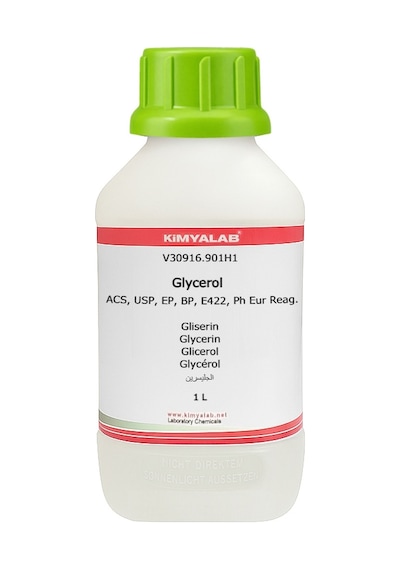 Kimyalab Gliserin Bitkisel Gliserin Farma Kalite Glycerol %99,9 Vegetable 1 L