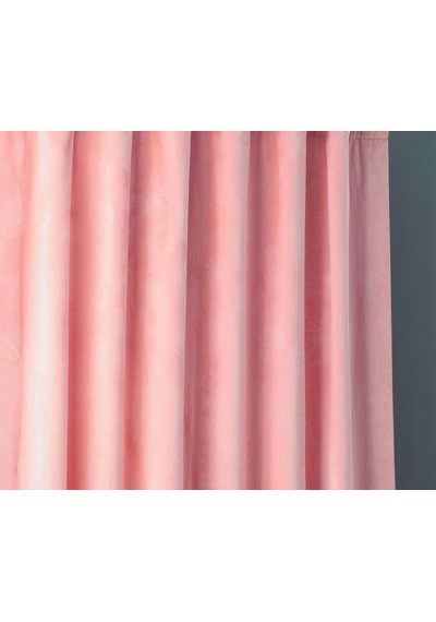 Evdepo Home Deniz Soft Pileli Fon Perde Pembe