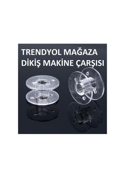 Dikiş Makine Singer Beko Zetina Bindallı Ev Tipi Aile Dikiş Makinası 50 Adet Şeffaf Plastik Masura