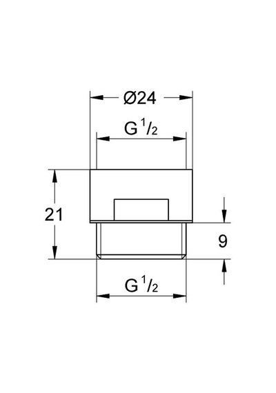 Grohe Debi Düşürücü 8 Lt/dak 1/2" Krom - 45282000 Krom
