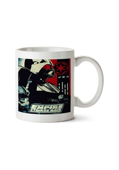 Sw-esb Star Empire Strikes Back Wars İki Tarafı Baskılı Kupa Bardak Çok Renkli