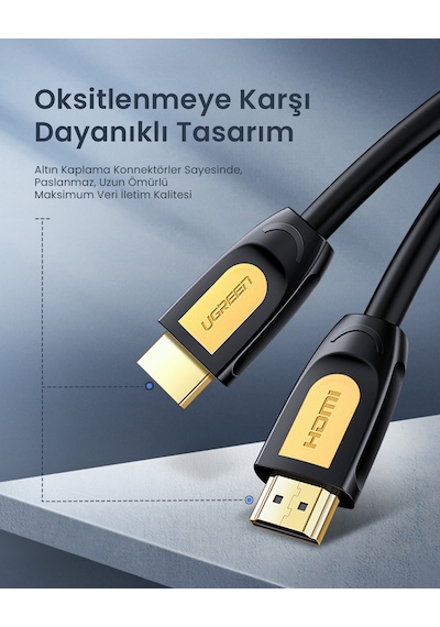 Ugreen 4k Hdmı Kablo, 3 Metre, Siyah, 10130