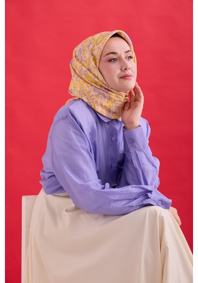 Silk Home Twill İpek Eşarp 11478-23 Somon, Eflatun, Vizon, Sarı, Limon Sarısı, Mint