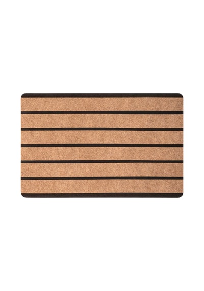 Delta Cc005a Kaymaz Taban Bej Desenli Nem Alıcı Toz Alıcı Kapı Önü Paspası Uv Dayanıklı 45x70
