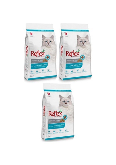 Reflex Sterilised Somon Balıklı Kısırlaştırılmış Yetişkin Kedi Maması 3 x 2 KG