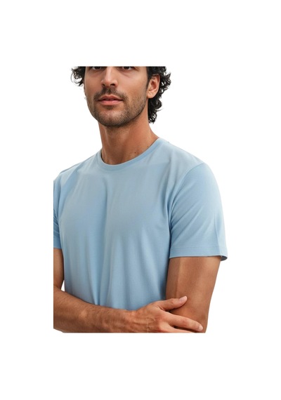 Ar-ma Erkek Bisiklet Yaka Tişört Regular Fit Pamuk Süprem Basic Baskısız Y31344408002 Mavi XL Ar-ma Erkek Bisiklet Yaka Tişört Regular Fit Pamuk Süprem Basic Baskısız Y31344408002 Mavi XL