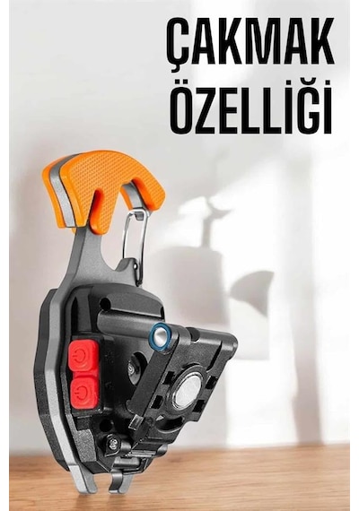 El - 318 - Feneri Acil Işık Seti Tornavida Düdük Kapak Açma - Glblseme - Kamp Lambası Çok renkli