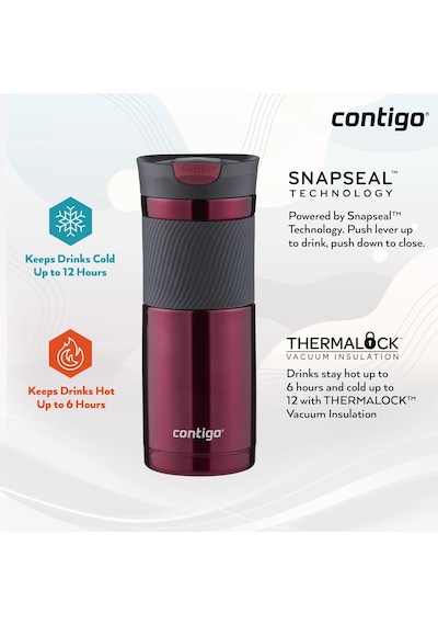 Contıgo Byron Snapseal Termos Bardak 470ml Pembe Genel