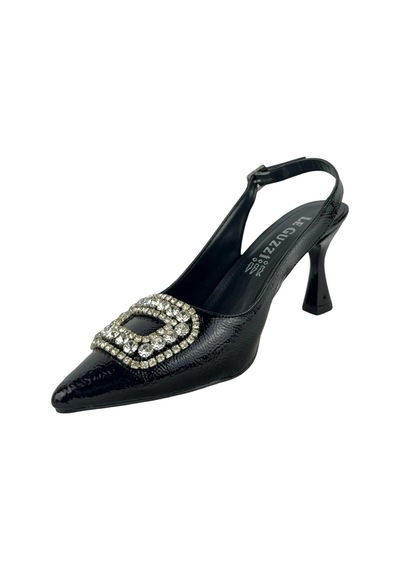 Matzeliger Mzg1160 Siyah Kadın Kalem Topuklu Stiletto