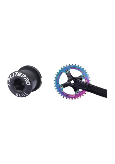 Aynakol Vidası - Alüminyum, 5'li Mavi Civatası 5 Vida Mtb Tek Yaprak Aynakol Vidası Mavi Renk