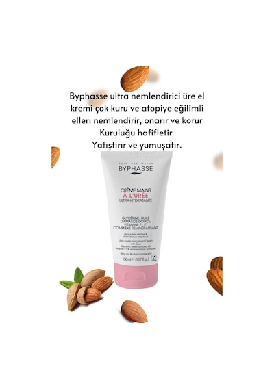 Byphasse Atopik Ciltler için Ultra Nemlendirici El Kremi 150 ML