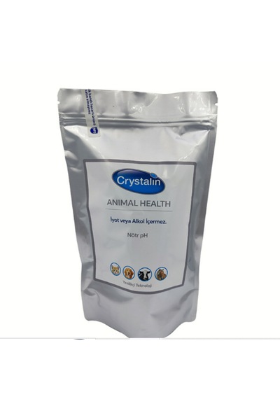 Crystalin Animal Health Çok Amaçlı Yara, Göz Ve Cilt Bakım Solüsyonu 500 Ml Yedek Torba Acısız Antiseptik