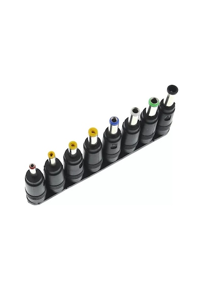 Adaptör Dc Uç Çevirici Set Konnektör 5244 8in1 5.5*2.1-2.5MM