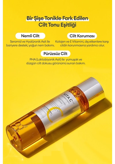 Missha Vita C Plus Brightening Toner Leke Karşıtı C Vitamini İçerikli Aydınlatıcı Tonik 200 ML