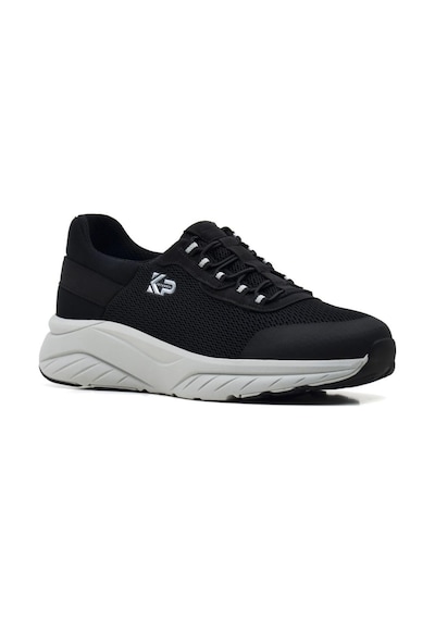 King Polo 1267 Ortopedik Tekstil Erkek Spor Ayakkabı Siyah