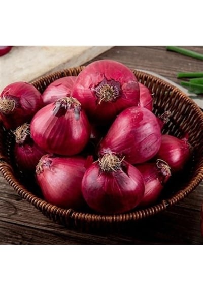 Doğal Yüksek Aromalı Ata 19 Kırmızı Çorum Tipi Soğan Tohumu 50 Tohum