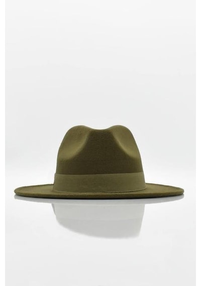 Külah Erkek Ayarlanabilir Haki Fedora Şapka - Haki