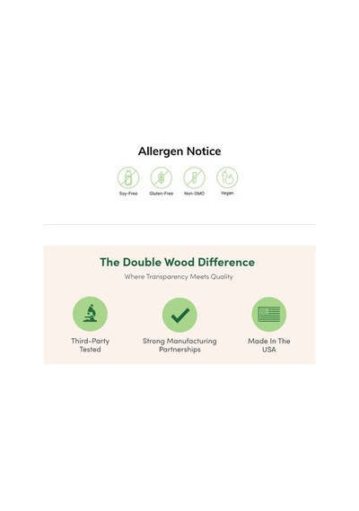 Double Wood Nad + 500 Mg 60 Kapsul.45. Aromasız