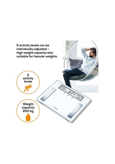 Beurer Bg 51 Xxl 200 Kg Kapasiteli Cam Tartı