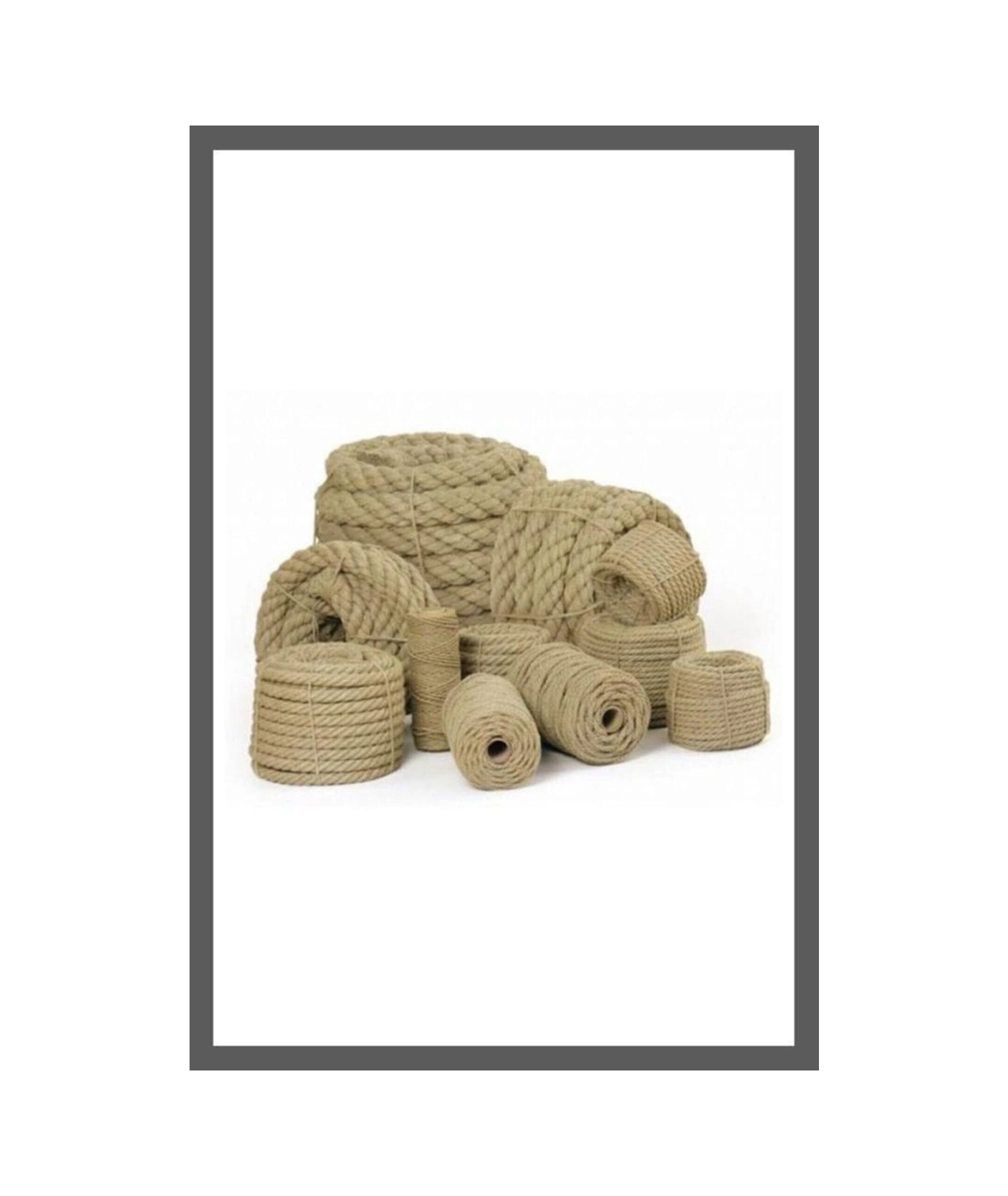 4 Mm 20 Metre Jut Halat Ip - Kendir Ip - Hasır Ip
