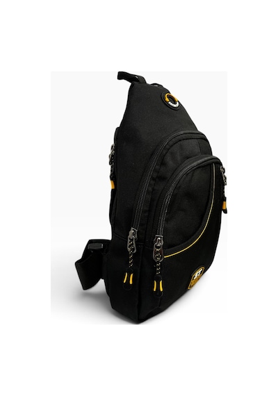 Seventeen Unisex Spor Çok Bölmeli Çapraz Askılı Body Bag Siyah-sarı