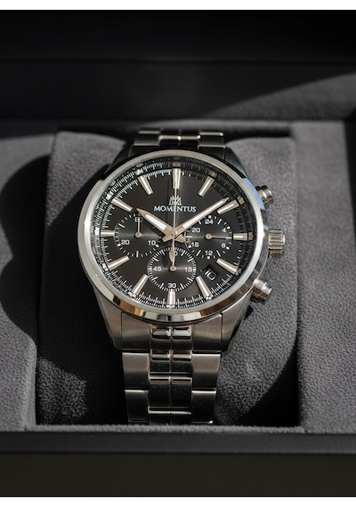 Momentus Gümüş Çelik Kordon Erkek Kol Saati Cc306s-04ss Gümüş