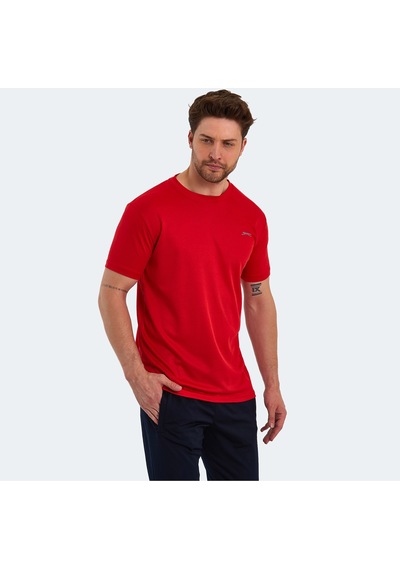 Slazenger Republıc Erkek Kısa Kol T-Shirt Kırmızı St12Te025-600