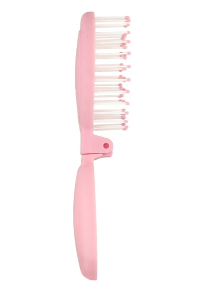 Proco Proco Beauty Makaron Saç Fırçası-üç Boyutlu 3d Esnek Aynalı Çanta Boy Saç Fırçası-compact Detangler 99575640