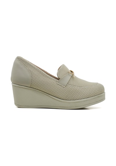 King Paolo Z6179 Loafer Krkaers - Bej - Kadın Ayakkabı Bej