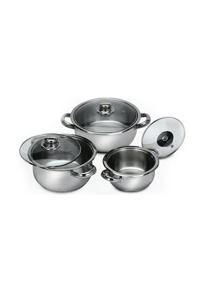 Gülsan 6 Parça Cam Kapaklı Çakır Set