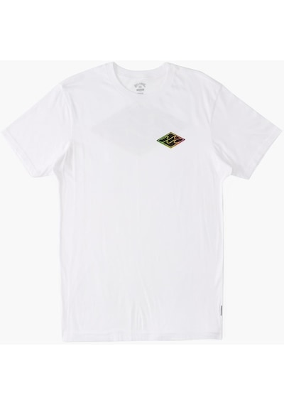 Billabong Abyzt01697-Wht Crayon Wave Ss Erkek T-Shirt 001