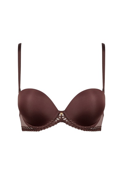 Aubade Sheer Emotion Bandeau Sütyen, Balenli, Çıkarılabilir Askılı Ve Grafik Işlemeli Model Koyu Kahve Aubade Sheer Emotion Bandeau Sütyen, Balenli, Çıkarılabilir Askılı Ve Grafik Işlemeli Model Koyu Kahve