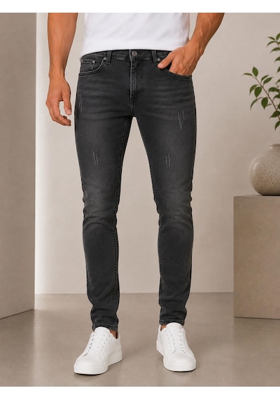 Classics Men Lion Life Erkek Slim Fit Jean Pantolon - 7692 Gri