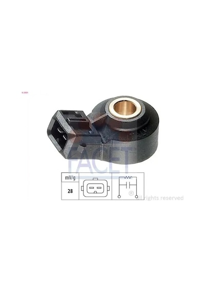 Seat Ibiza 2 Vuruntu Sensoru 1.4 2000-2001 Ape Aua Facet 93001