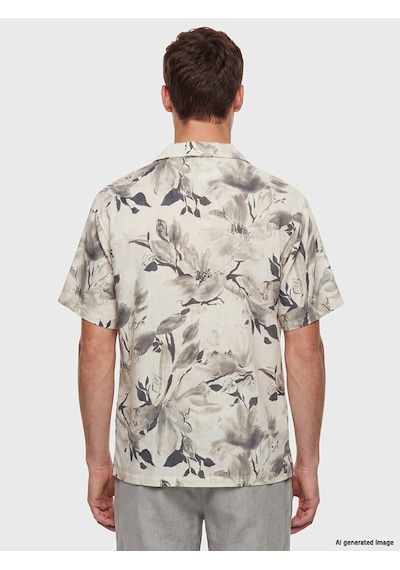 Lcw Vision Gri Regular Fit Desenli Erkek Gömlek