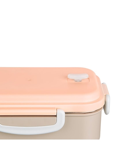 Aura 2 Bölmeli Akıllı Isıtmalı Çelik Öğle Yemeği Kabı Lunch Box Turkuaz