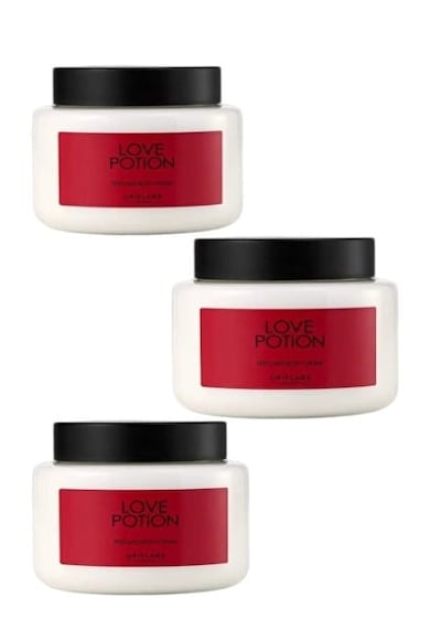 Love Potion Parfümlü Vücut Kremi 250 Ml 3 Adet